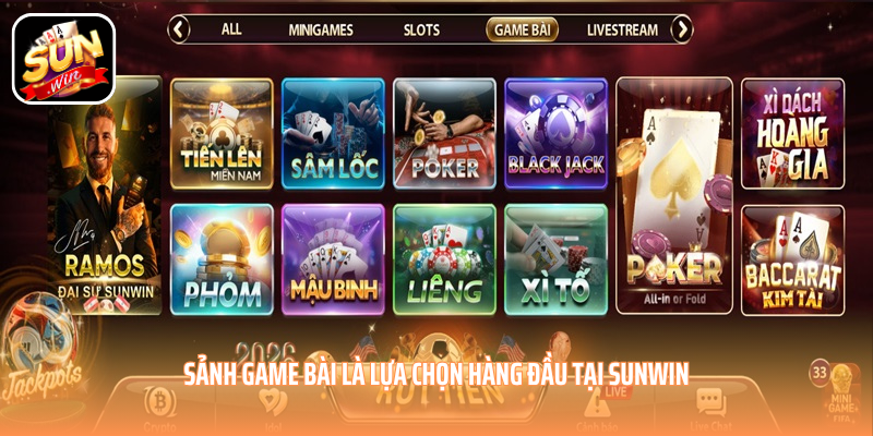 Sảnh game bài là lựa chọn hàng đầu tại SUNWIN Sảnh game bài là lựa chọn hàng đầu tại SUNWIN