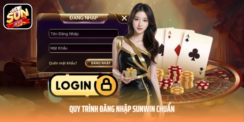 Quy trình đăng nhập SUNWIN chuẩn
